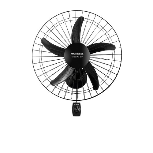 Ventilador de parede 50 cm oscilante preto Turbo Pró - NVP-PRO-50  110V Ventilador de parede 50 cm oscilante preto Turbo Pró - NVP-PRO-50  110V