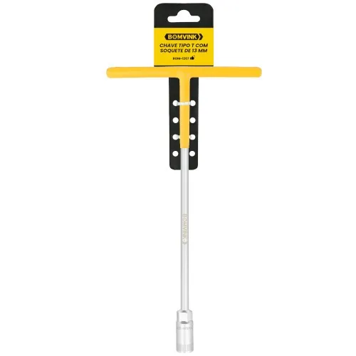 Chave canhão cabo tipo T 13 mm - BOM-1267	