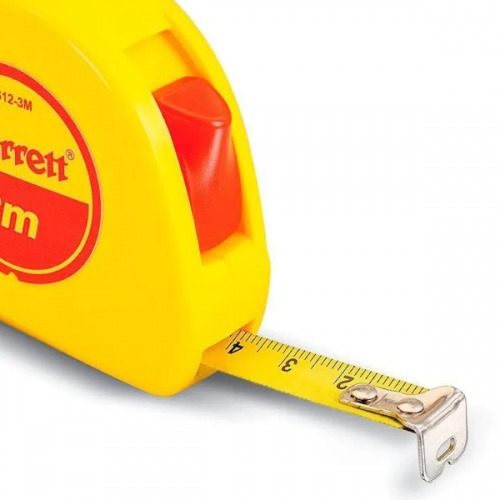 Trena com fita de aço 13 mm x 3 m com trava - T12-3 Trena com fita de aço 13 mm x 3 m com trava - T12-3