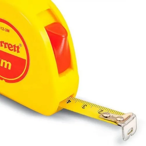 Trena com fita de aço 13 mm x 3 m com trava - T12-3