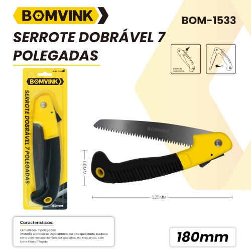 Serrote dobrável com lâmina de 8 Serrote dobrável com lâmina de 8