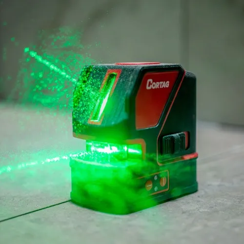 Nível a laser verde pendular 2 linhas a bateria 20 m com maleta - NLC 818  110V/220V
