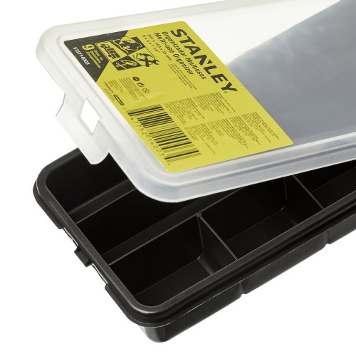 Organizador plástico com 9 compartimentos - STST14003 Organizador plástico com 9 compartimentos - STST14003