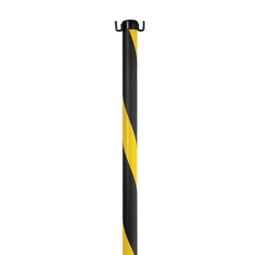 Pedestal para corrente de sinalização 95 cm zebrado Pedestal para corrente de sinalização 95 cm zebrado