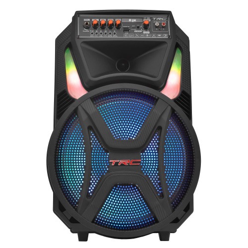 Caixa de som amplificada 500W RMS com Bluetooth TWS Radio FM e Microfone - CT 500   110V/220V