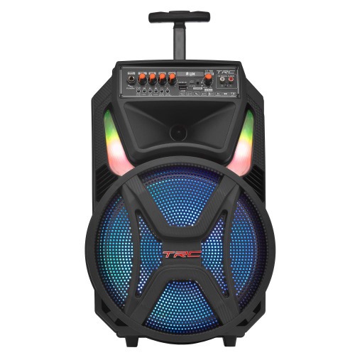 Caixa de som amplificada 500W RMS com Bluetooth TWS Radio FM e Microfone - CT 500   110V/220V