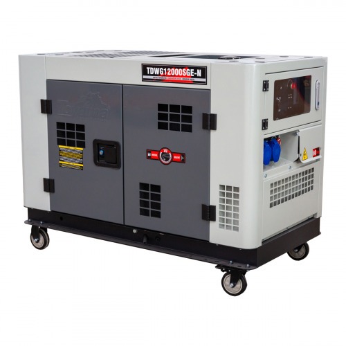 Gerador de energia 10 Kva a diesel cabinado partida elétrica monofásico - TDWG12000SGE-N  110V/220V Gerador de energia 10 Kva a diesel cabinado partida elétrica monofásico - TDWG12000SGE-N  110V/220V