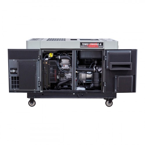 Gerador de energia 10 Kva a diesel cabinado partida elétrica monofásico - TDWG12000SGE-N  110V/220V Gerador de energia 10 Kva a diesel cabinado partida elétrica monofásico - TDWG12000SGE-N  110V/220V