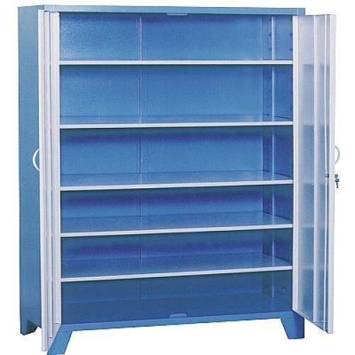 Armário com 5 prateleiras e portas de aço - AM-11 Armário com 5 prateleiras e portas de aço - AM-11