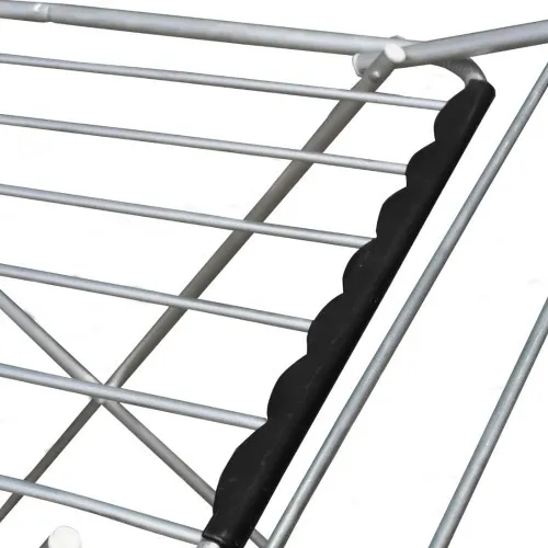 Varal de chão com abas 186 x 95 x 56 cm em alumínio