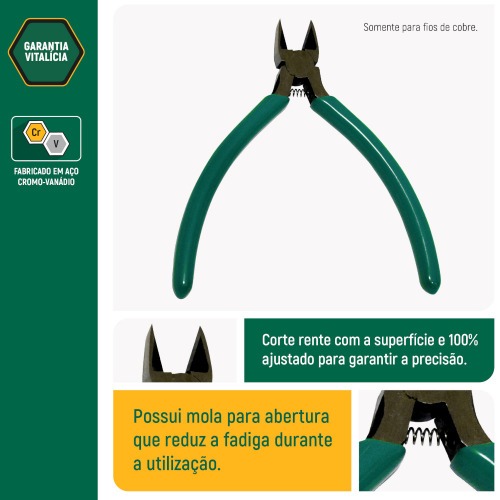 Alicate de corte diagonal rente 5 Alicate de corte diagonal rente 5