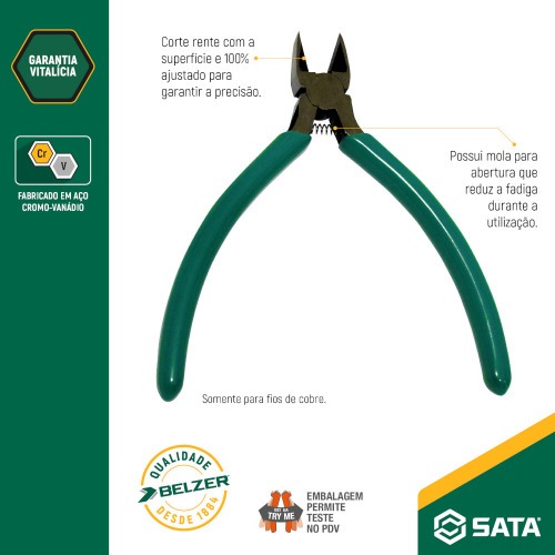 Alicate de corte diagonal rente 5 Alicate de corte diagonal rente 5