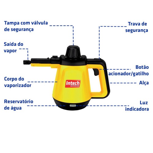 Vaporizador higienizador 1200 Watts - Vapor Top Clean  110V