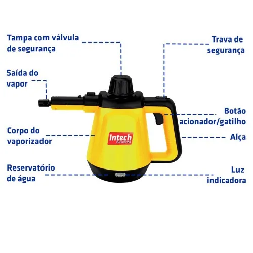 Vaporizador higienizador 1200 Watts - Vapor Top Clean  220V