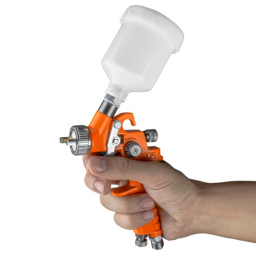 Pistola de pintura HVLP tipo gravidade com bico de 1,0 mm Pistola de pintura HVLP tipo gravidade com bico de 1,0 mm