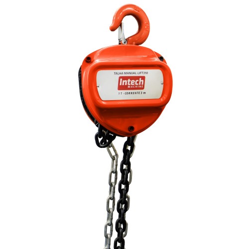 Talha manual com capacidade de 1.000 kg e 3 metros de corrente - LIFT310 Talha manual com capacidade de 1.000 kg e 3 metros de corrente - LIFT310