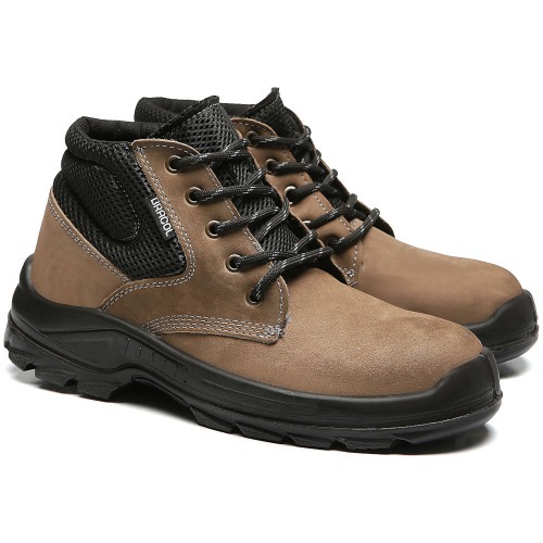 Botina bidensidade couro nobuck com cadar�o Titanium - BAE