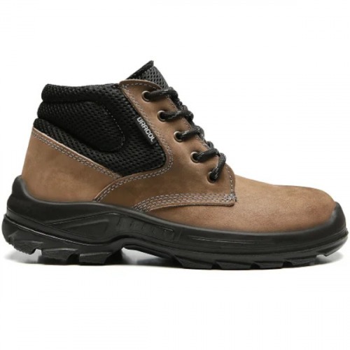 Botina bidensidade couro nobuck com cadar�o Titanium - BAE