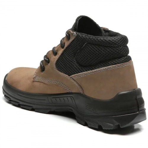 Botina bidensidade couro nobuck com cadar�o Titanium - BAE