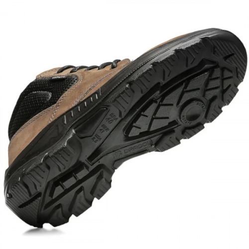 Botina bidensidade couro nobuck com cadar�o Titanium - BAE