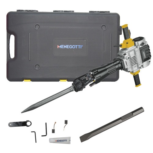 Martelo Rompedor 2.100W 85 joules 23 kg encaixe sextavado 28mm com acessórios - MMR2100  220V Martelo Rompedor 2.100W 85 joules 23 kg encaixe sextavado 28mm com acessórios - MMR2100  220V