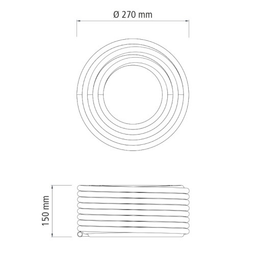 Mangueira flexvel para jardim 1/2