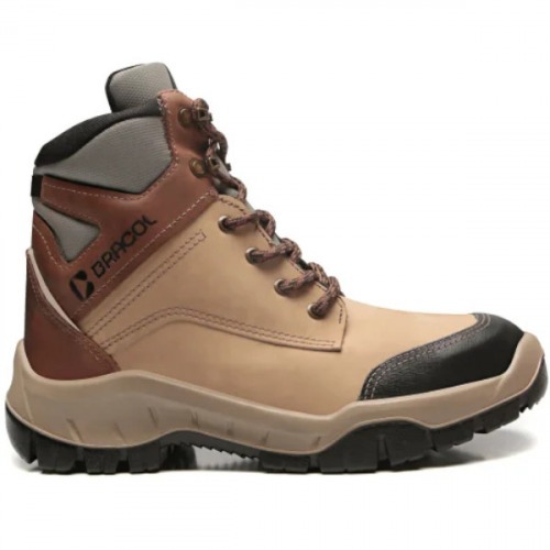 Botina bidensidade couro vaqueta com cadar�o - MAAG