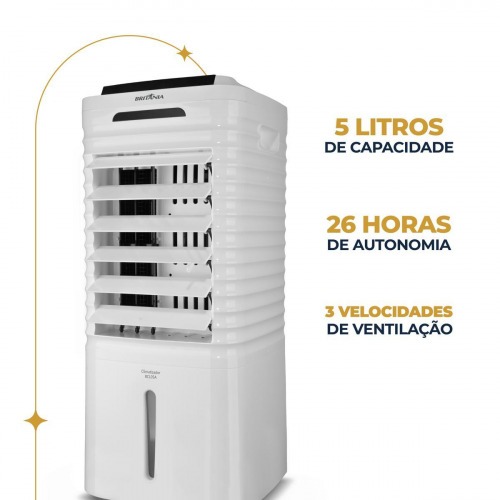Climatizador de ar porttil 4 em 1 autonomia de 26h com controle remoto - BCL05A  110V