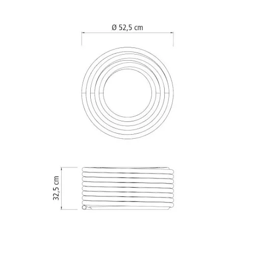 Mangueira cristal reforçada para jardim de 3/4