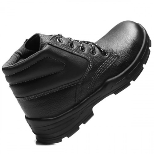 Botina bidensidade couro relax com cadarço biqueira de aço - BAAS Botina bidensidade couro relax com cadarço biqueira de aço - BAAS