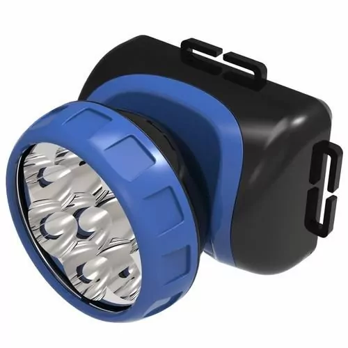 Lanterna de cabeça recarregável 7 leds