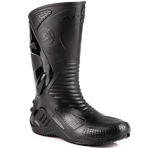 Bota de PVC cano médio com forro  - Motosafe