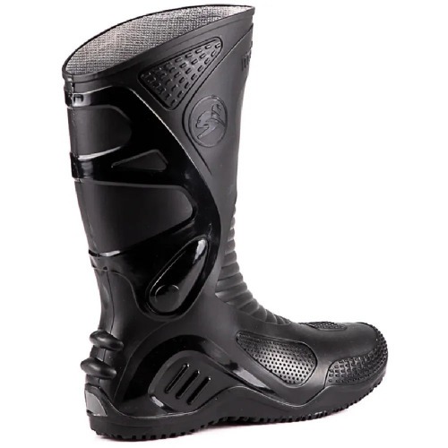 Bota de PVC cano mdio com forro  - Motosafe
