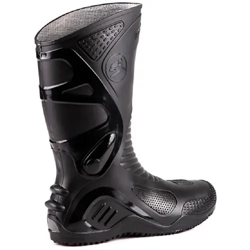 Bota de PVC cano médio com forro  - Motosafe