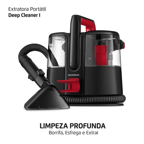 Extratora de carpete e higienizadora port�til 1650 watts Deep Cleaner I - EXP-01-R  110V