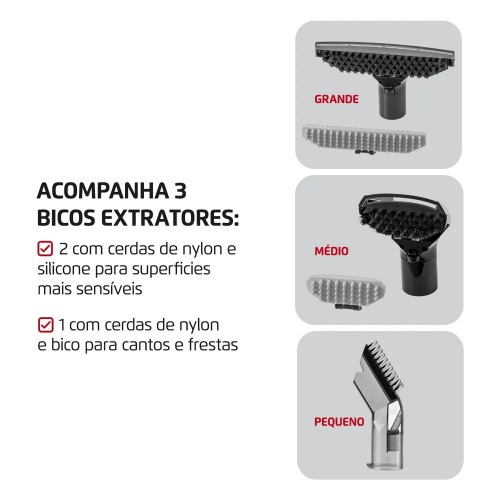 Extratora de carpete e higienizadora port�til 1650 watts Deep Cleaner I - EXP-01-R  110V
