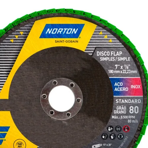 Disco de lixa flap disc côncavo 7