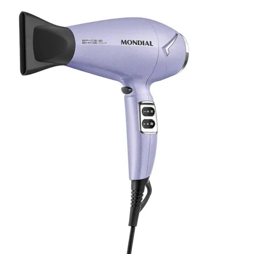 Secador de cabelo 2000 watts Tourmaline SPACE SHINE lilás - SC-21  110V