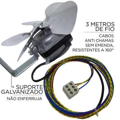 Exaustor para churrasqueira 200 mm  110V Exaustor para churrasqueira 200 mm  110V