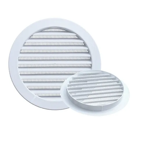 Grade de ventilação plástica para duto de 200 mm