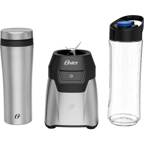 Liquidificador inox portátil 700W com 2 jarras To Go Blender - OBLD750  110V