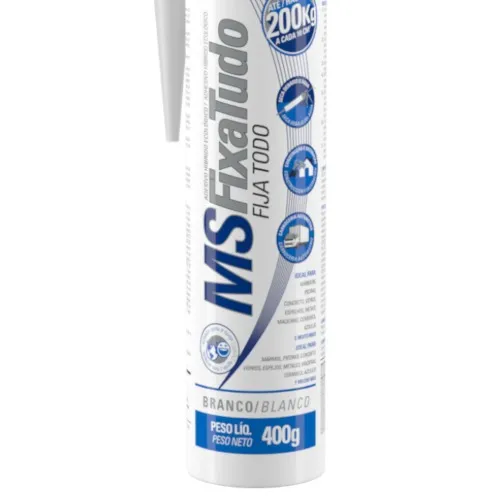 Silicone branco Seca Embaixo D' água