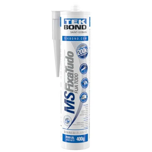 Silicone branco Seca Embaixo D' água