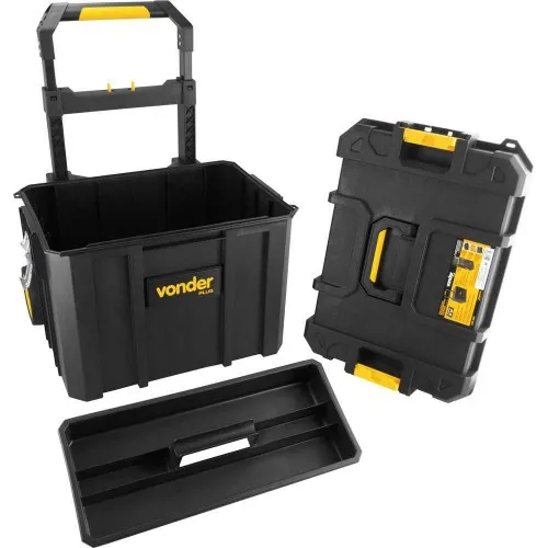 Caixa plástica para ferramentas com rodas 545 x 440 x 720 mm - CRV 900