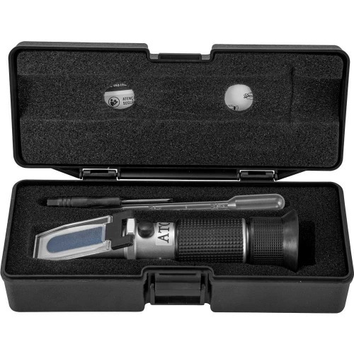 Refratmetro automotivo porttil temperatura de 10 a 30 C