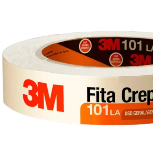 Fita crepe adesiva para uso geral 24 mm x 50 m - 101 LA