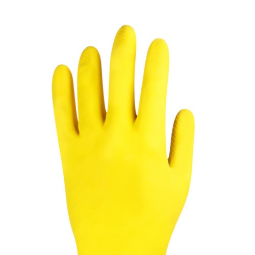 Luva de látex flocada forrada 30 cm tamanho G/GG - VE200 Luva de látex flocada forrada 30 cm tamanho G/GG - VE200