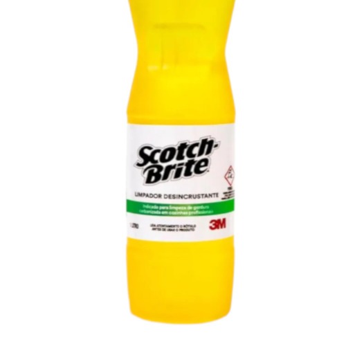 Limpador desincrustante 1 litro - Scoth Brite Limpador desincrustante 1 litro - Scoth Brite