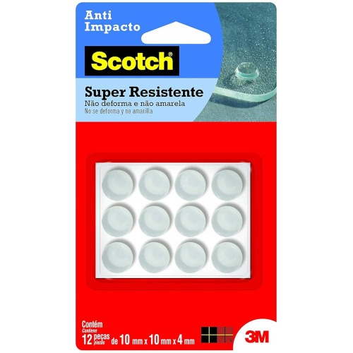 Protetor anti impacto médio com 12 unidades Protetor anti impacto médio com 12 unidades