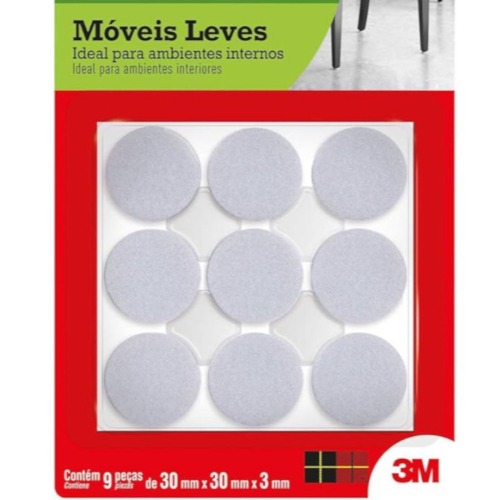 Feltro adesivo grande com 9 unidades